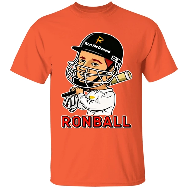 Ronball Bazball Ron Mcdonald Baseball Shirt - Image 6