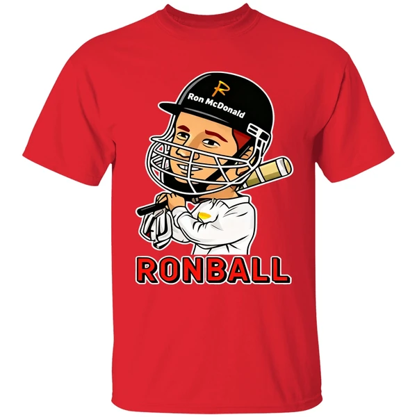 Ronball Bazball Ron Mcdonald Baseball Shirt - Image 7