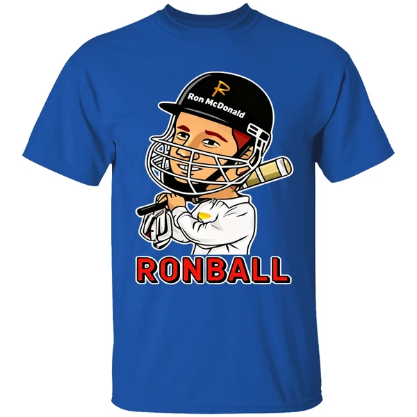 Ronball Bazball Ron Mcdonald Baseball Shirt - Image 8