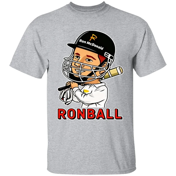 Ronball Bazball Ron Mcdonald Baseball Shirt - Image 9