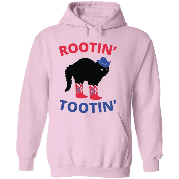 Rootin Tootin Cowboy Black Cat Hoodie - Image 5