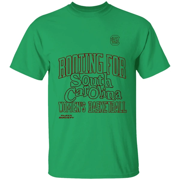 Rooting For South Carolina Gamecocks Womens Basketball Logo Shirt - Image 2