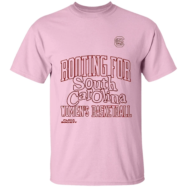 Rooting For South Carolina Gamecocks Womens Basketball Logo Shirt - Image 3