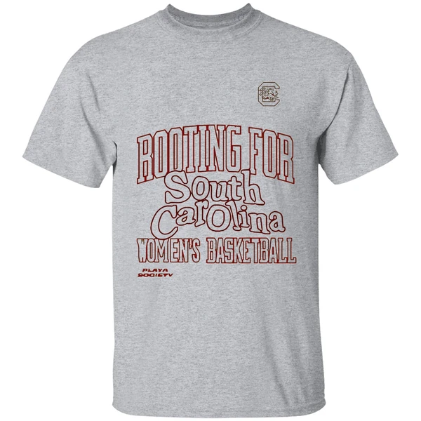 Rooting For South Carolina Gamecocks Womens Basketball Logo Shirt - Image 9