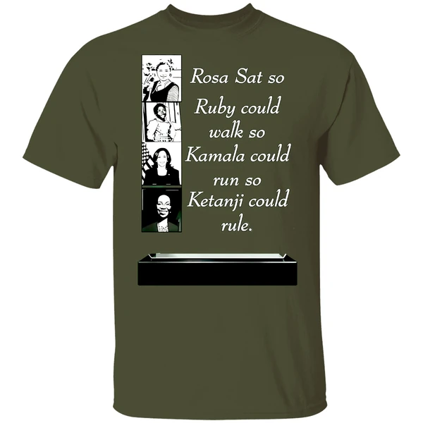 Rosa Sat So Ruby Could Walk So Kamala Could Run So Ketanji Shirt - Image 3