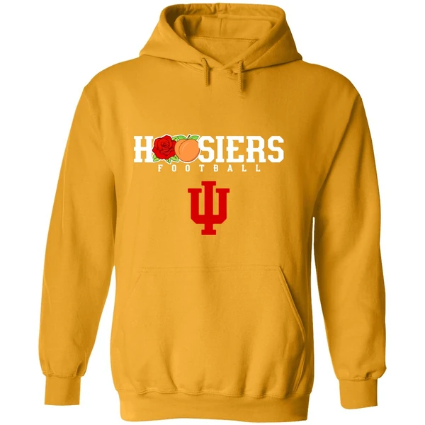 Rose Bowl Peach Bowl Champs Hoosiers Football Hoodie