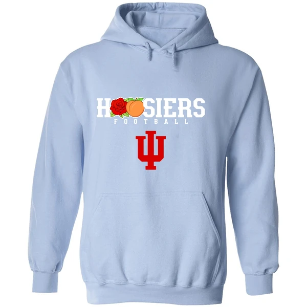 Rose Bowl Peach Bowl Champs Hoosiers Football Hoodie - Image 4