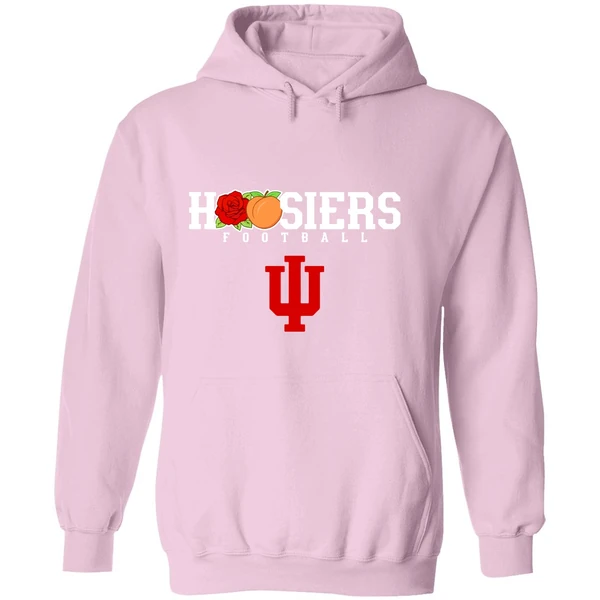 Rose Bowl Peach Bowl Champs Hoosiers Football Hoodie - Image 5