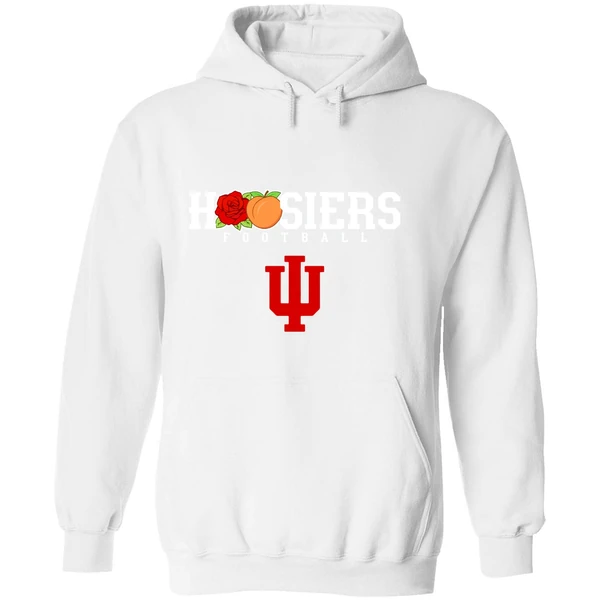 Rose Bowl Peach Bowl Champs Hoosiers Football Hoodie - Image 8