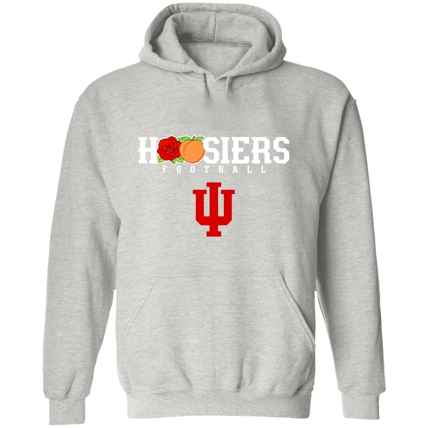 Rose Bowl Peach Bowl Champs Hoosiers Football Hoodie - Image 9
