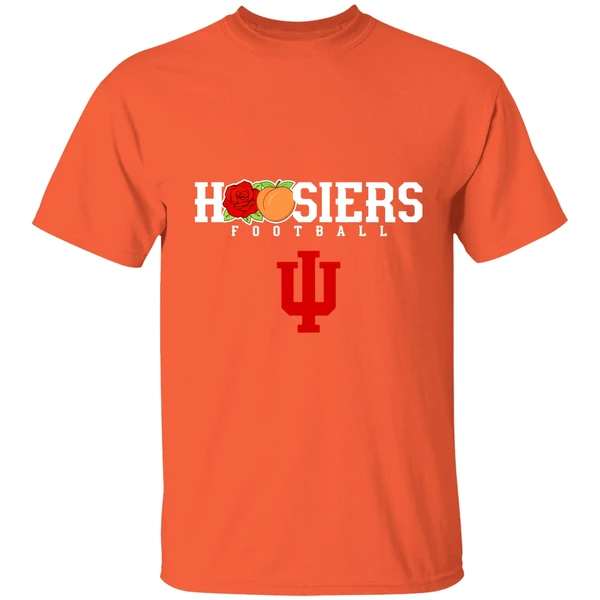 Rose Bowl Peach Bowl Champs Hoosiers Football Shirt - Image 6