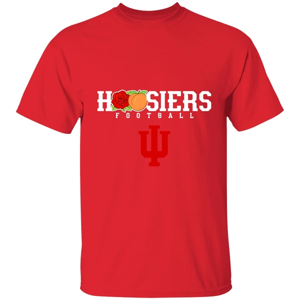 Rose Bowl Peach Bowl Champs Hoosiers Football Shirt - Image 7