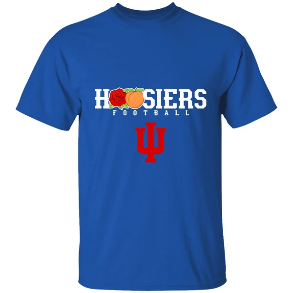 Rose Bowl Peach Bowl Champs Hoosiers Football Shirt - Image 8