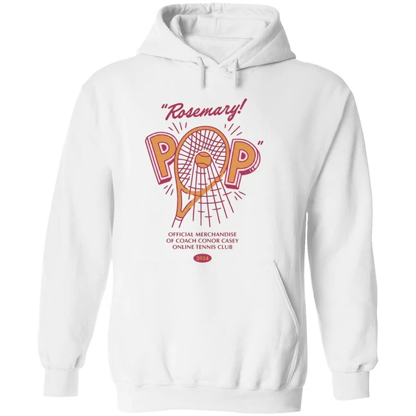 Rosemary Pop Of Coach Conor Casey Online Tennis Club 2024 Hoodie - Image 8