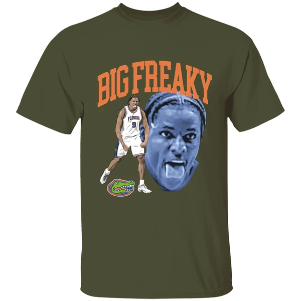 Rueben Chinyelu Hes Back Big Freaky Florida Gators Basketball Shirt - Image 4