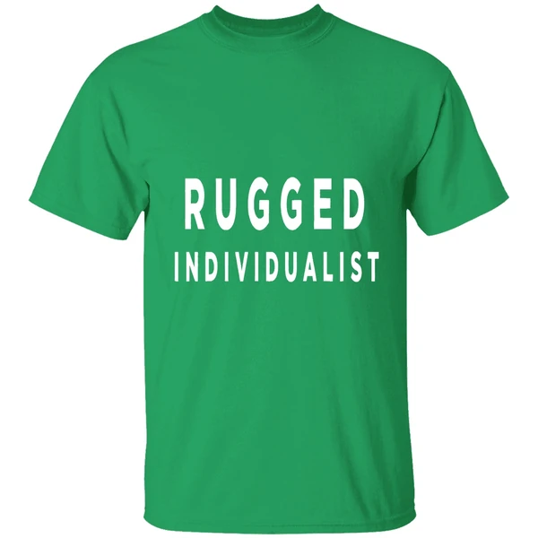 Rugged Individualist Text Shirt - Image 2