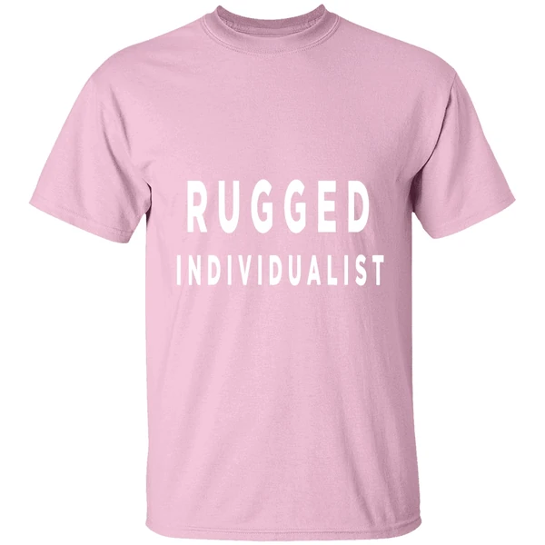 Rugged Individualist Text Shirt - Image 3