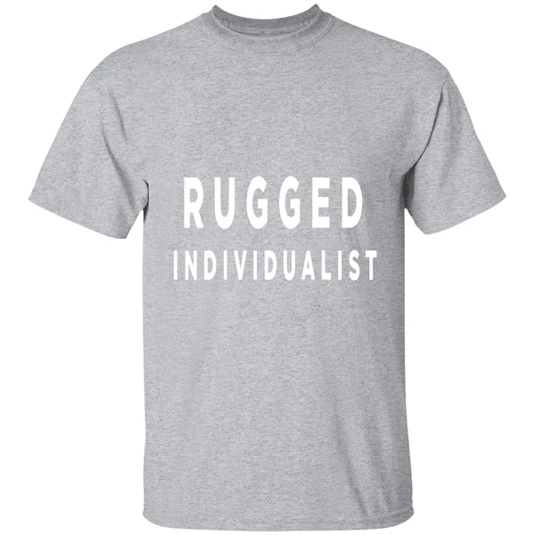 Rugged Individualist Text Shirt - Image 9