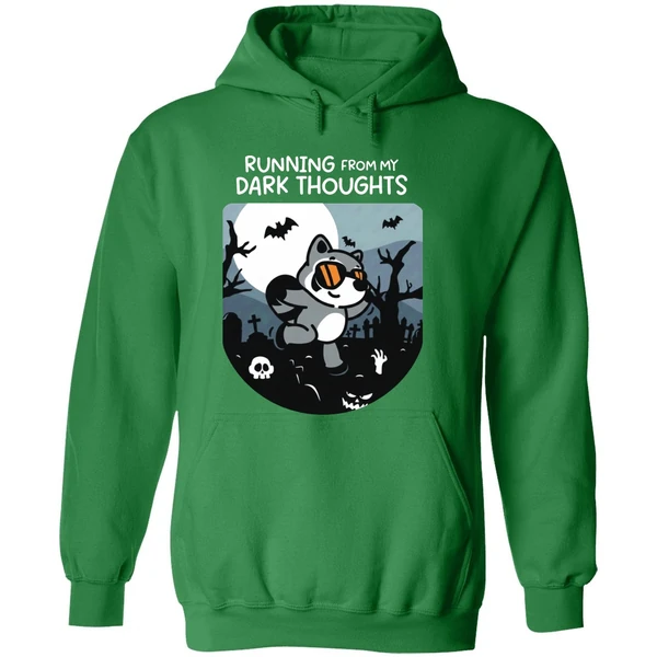 Running From My Dark Thoughts Hoodie - Image 2