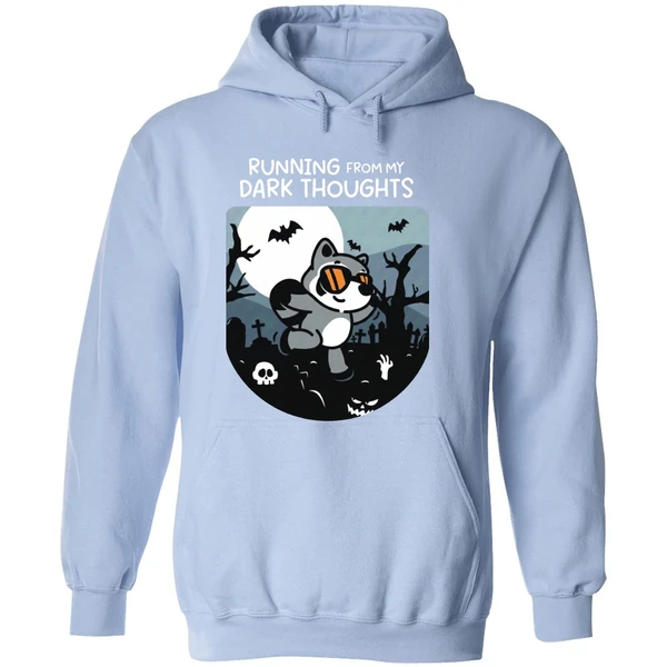 Running From My Dark Thoughts Hoodie - Image 4