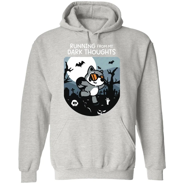 Running From My Dark Thoughts Hoodie - Image 9
