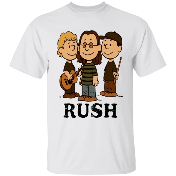 Rush Band As Peanuts Shirt