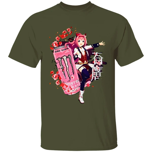 ryan gosling uma musume waifu anime shirt militarygreen