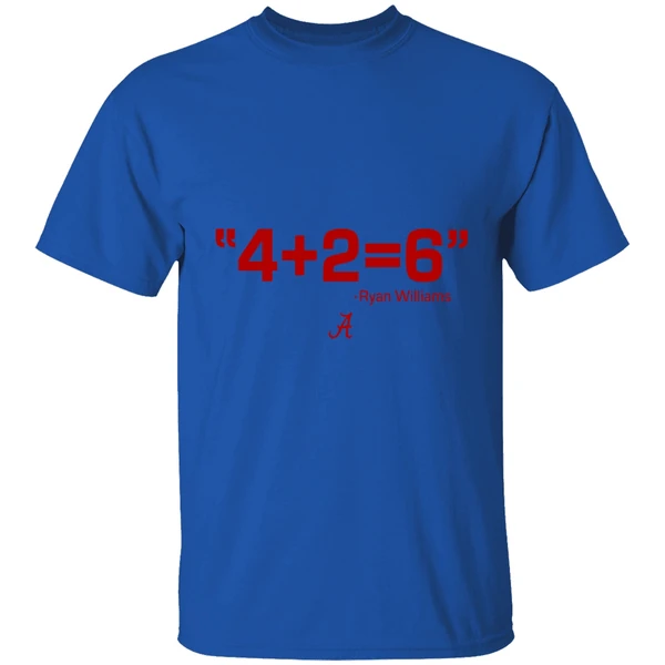 ryan williams alabama crimson tide 4 2 6 shirt royalblue