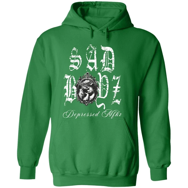 Sad Boyz Old English Hoodie - Image 2