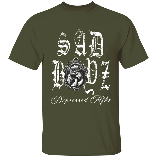 sad boyz old english shirt militarygreen
