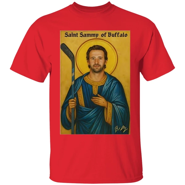 Saint Sammy Buffalo Sabres Hockey Shirt - Image 7