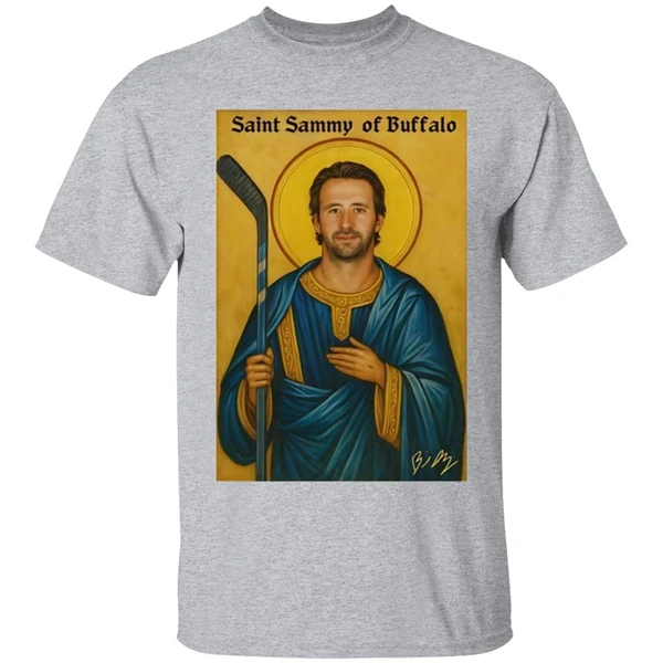 Saint Sammy Buffalo Sabres Hockey Shirt - Image 9