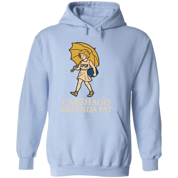 Salty Girl Carthago Delenda Est Hoodie - Image 4