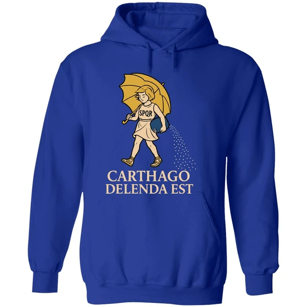 Salty Girl Carthago Delenda Est Hoodie - Image 7