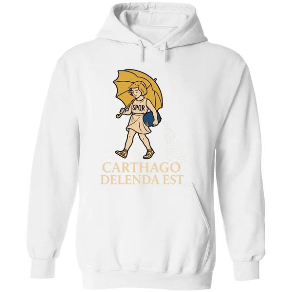Salty Girl Carthago Delenda Est Hoodie - Image 8