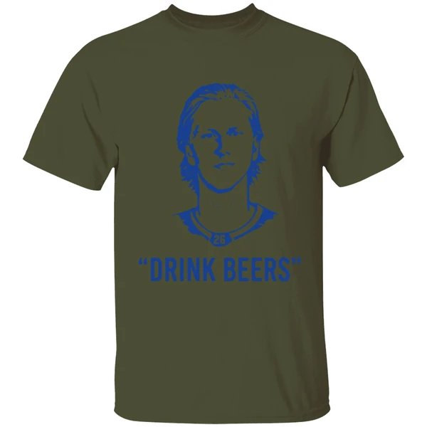 Sam Carrick With Rasmus Dahlin Drink Beer Shirt - Image 9