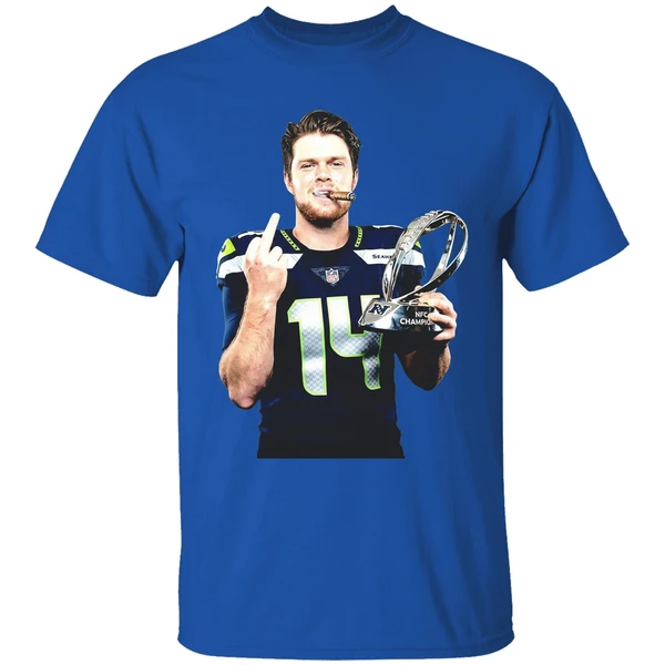 Sam Darnold Seattle Seahawks 2026 Super Bowl Lx Trophy Middle Finger Shirt - Image 8