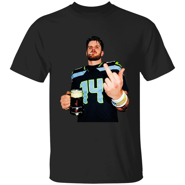Sam Darnold Seattle Seahawks Smoking Middle Finger Champions Shirt