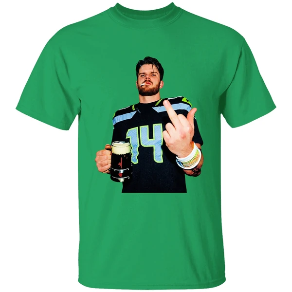 Sam Darnold Seattle Seahawks Smoking Middle Finger Champions Shirt - Image 2