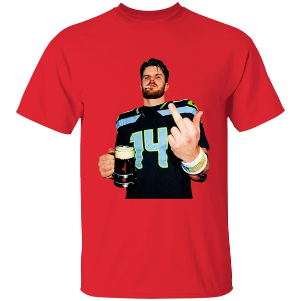 Sam Darnold Seattle Seahawks Smoking Middle Finger Champions Shirt - Image 7
