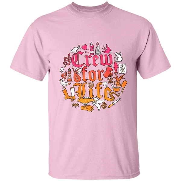 samba schuttes crew for life shirt lightpink