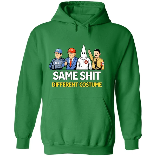Same Shit Different Costume Ice Trump Hoodie - Image 2