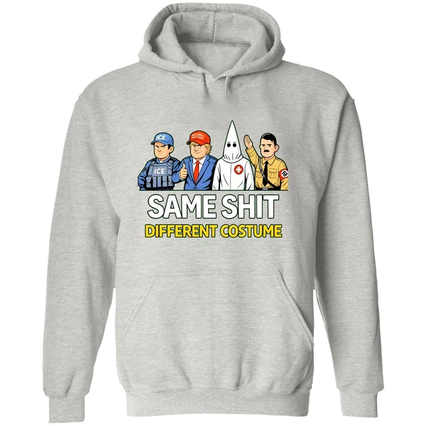 Same Shit Different Costume Ice Trump Hoodie - Image 9