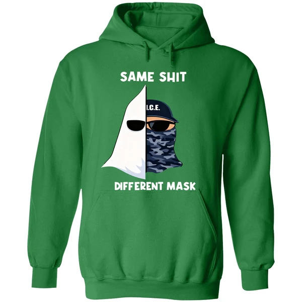 Same Shit Different Mask Hoodie - Image 2
