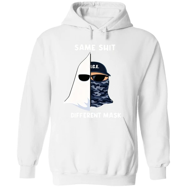 Same Shit Different Mask Hoodie - Image 8