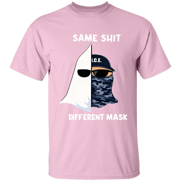 same shit different mask shirt lightpink