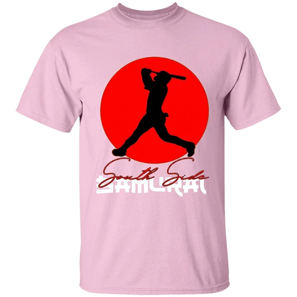 Samurai Baseball Player Silhouette Shirt - Image 3