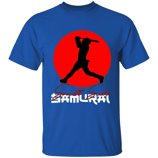 Samurai Baseball Player Silhouette Shirt - Image 8