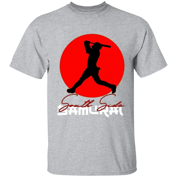 Samurai Baseball Player Silhouette Shirt - Image 9