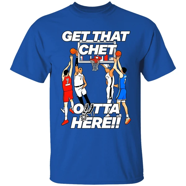 San Antonio Spurs Get That Chet Outta Here Shirt - Image 8